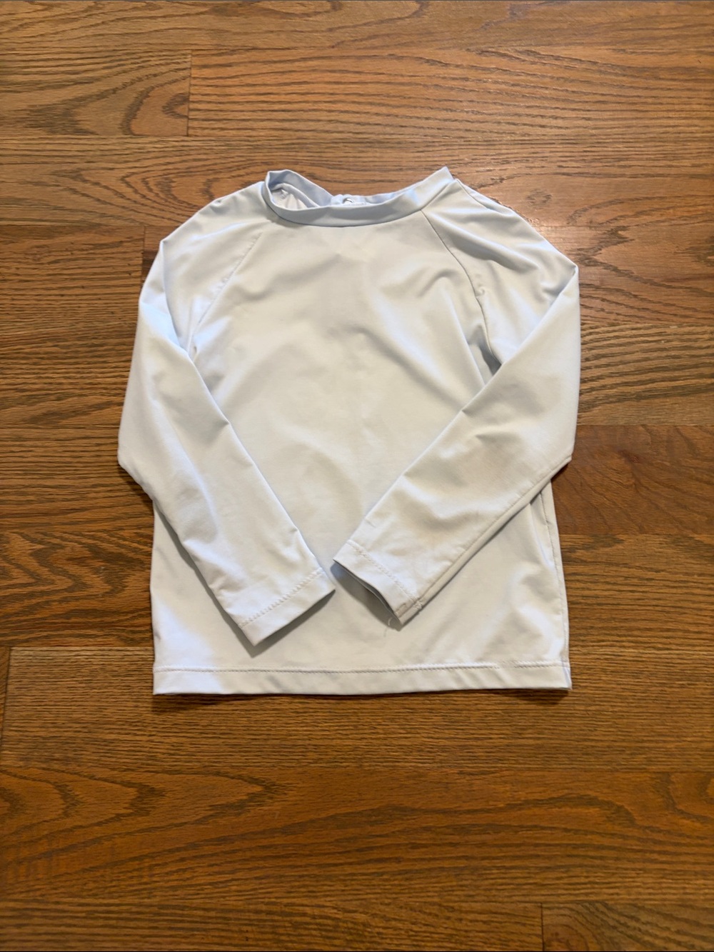 Lullaby Set 3T Long-Sleeve Rash Guard Top - Light Blue EUC